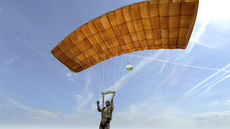Custom VR Parachute Simulation System & Simulated Scenes